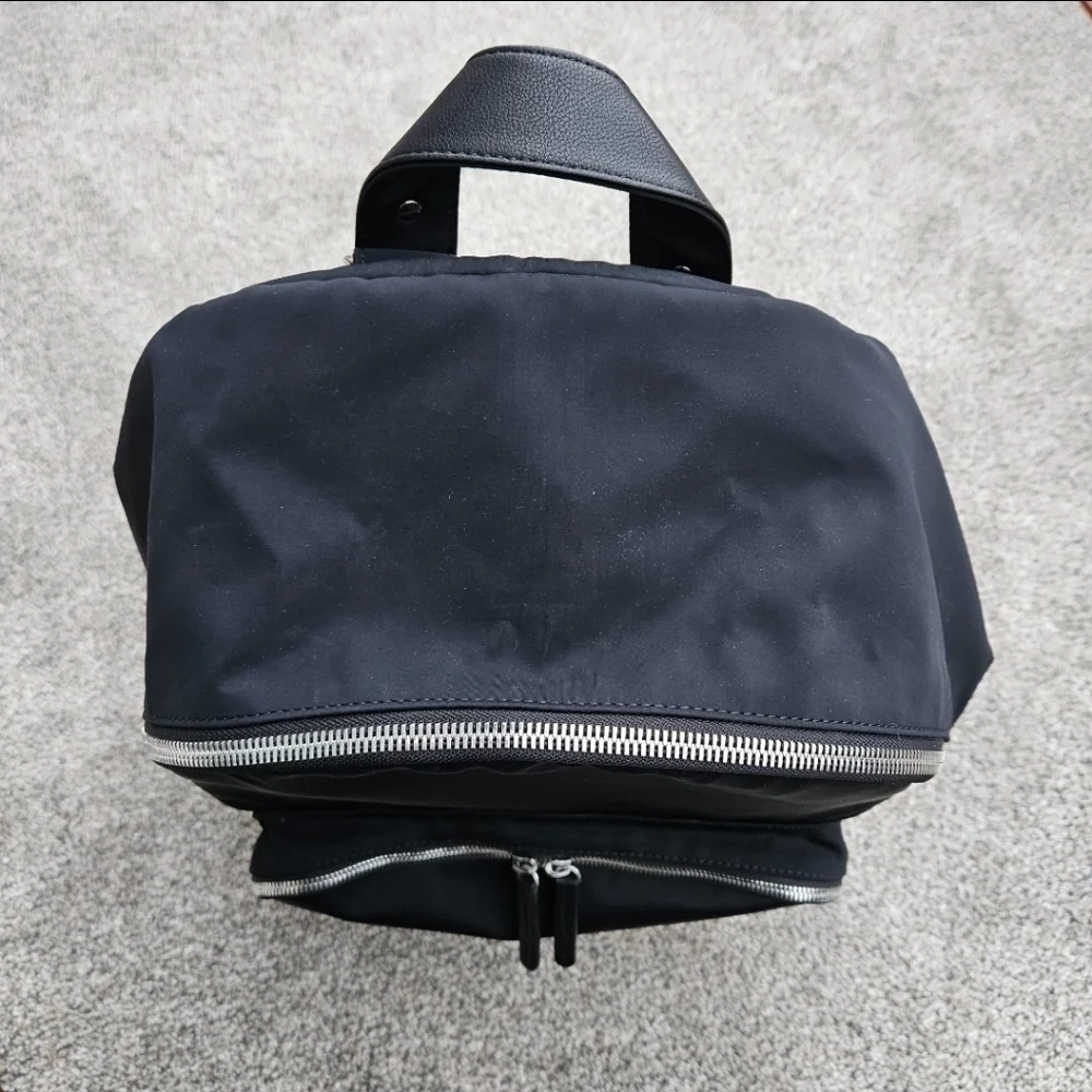Haerfest x Mercedes Benz Limited Edition Black Nylon Vegan Leather Backpack Bag